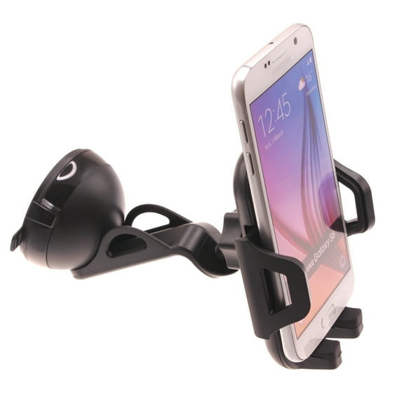 Dash Car Mount for Google Pixel 8/7/6/Pro/7a Phones - Windshield Holder Cradle Swivel Dock Suction Stand