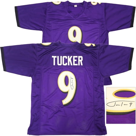 Baltimore Ravens Justin Tucker Autographed Purple Jersey JSA 232737