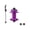 Purple, variant on Misright 135mm Quick Release Rear Wheel Hub for 8 9 10 11 12 speeds Easy to Use