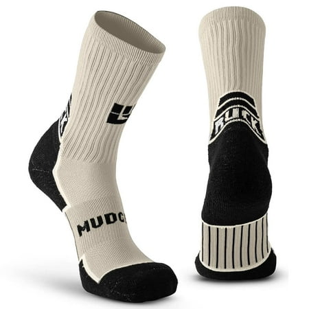 

MudGear Ruck Socks - Boot Height Merino-wool - Military Tactical Work (Tan/Black Medium)