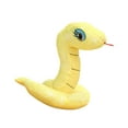 thumbnail image 4 of Juguete de peluche de serpiente Juguete de peluche Muñeca de serpiente Práctico Suave Regalo ideal Juguete de peluche de serpiente Amarillo, 4 of 9