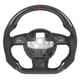 thumbnail image 2 of Modificación del volante, volante de fibra de carbono, volante de fondo plano, volante de tecnología avanzada, 2 of 9