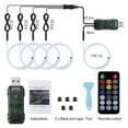 thumbnail image 3 of AUTOXBERT 5 en 1 Lámparas de Atmósfera de Control de Música de Aplicación de Luz LED Ambiental Interior RGB para Coche Universal, 3 of 11