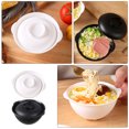 thumbnail image 3 of OULII 2Pcs Microwavable Noodle Bowl Japanese Style Easy to Clean PP for Restaurant Owners, 3 of 8