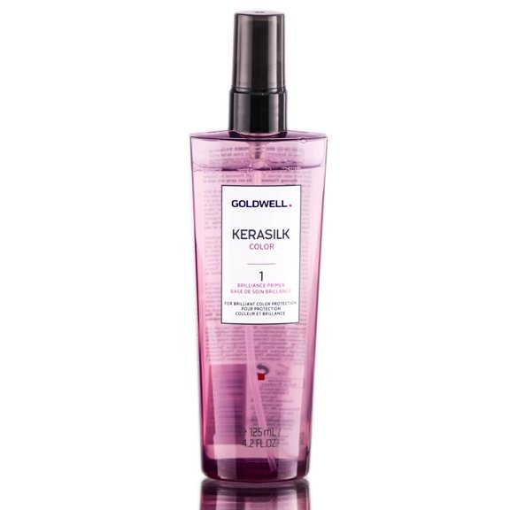 Goldwell Kerasilk Color 1 Brilliance Primer, 4.2 oz, Pack of 1 w/ Sleek Teasing Comb