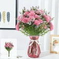 thumbnail image 4 of Ramo de Flores Artificiales para La Decoración de La Sala de Estar: Arreglo Floral Artificial, Plantas Artificiales para Detalles Decorativos Del Hogar, Centro de Mesa o Escritorio, Vegetación Que No, 4 of 6
