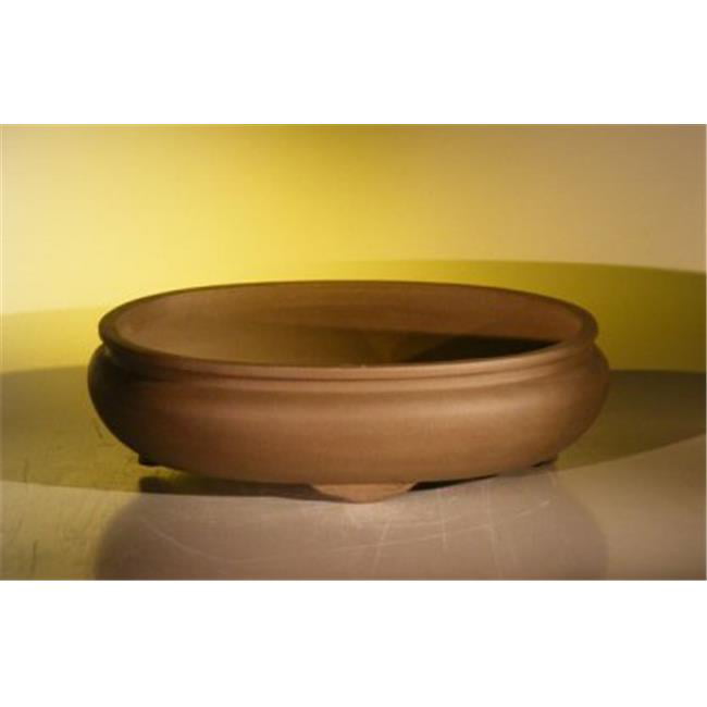 Ceramic Bonsai Pot Rectangle Aztec Orange Professional Series 6" x 4" x 2" 
