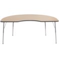 thumbnail image 2 of ECR4Kids 48" Kidney Contour Adjustable Activity Table, Maple/Grey, 2 of 2