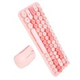 thumbnail image 1 of wirelessS Keyboard and Mouse Combo, 2.4G wirelessS Cute Retro Keyboard and Mouse Combo, DPI Adjustment, Colorful Retro Full Size Keyboard and Mice, 1 of 7