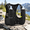 black-Small, variant on Black Small Ultralight Nylon Running Hydration Vest with 2 500ml TPU Soft Flasks