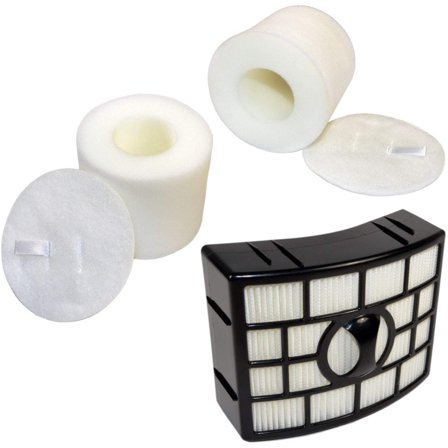 HQRP Filter Kit for Shark NV831 NV835 NV830 series DuoClean Powered Lift-Away Vacuum, XHF650 XFF650 Replacement (HEPA   2x Foam & Felt)
