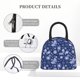 thumbnail image 4 of Easygdp Beautiful Snowflake Butterfly Bolsa de Almuerzo Insulada Grande, Forro de Aluminio, Diseño Espacioso, a Prueba de Fugas, Ideal para Trabajo, Picnics, Viajes y Actividades al Aire Libre, 4 of 6