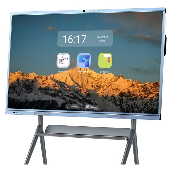 BELNET 65 Inch Smart TV with Infrared Remote & Multi-User Profiles Dual OS System & Multi-Touch for Living Room, Office and Bedroom(Include Wall Mount)