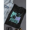 thumbnail image 3 of Pisces Zodiac Graphic - Twin Fish Retro Art Design Women's T-shirt, 3 of 4