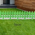thumbnail image 6 of Flower Edging Panel, Garden Fencing, Flexible Detachable Ornament, Landscape Edging Garden Edging Border for Park Balcony Patio Yard Lawn 5Pcs Green, 6 of 8