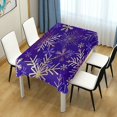 thumbnail image 6 of GZHJMY Beautiful Xmas Snowflake Outdoor Tablecloth 60x120In,Rectangle Table Cover Kitchen Dinner for Outdoor and Indoor Party Holiday Hotel BBQ-Christmas644 Home Decor, 6 of 7