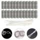 thumbnail image 2 of Bolsa de filtro de lavadora de 24 piezas para lavadora con ataduras de cables de 24 piezas, 2 of 6