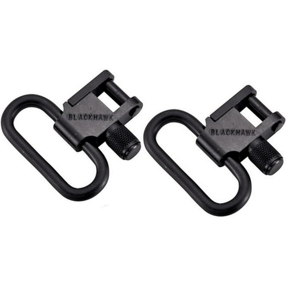 BlackHawk 70SW08BK Detachable Positve Locking Lok-Down Sling Swivel Blue 1.25"