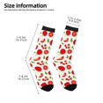 thumbnail image 5 of Junzan Fresh Red Tomato Mens Funny Socks For Men Women Colorful Fun Novelty Crew Patterned Socks, 5 of 9