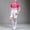 Hot Pink, variant on Teen Sequins Dance Outfits Dance Short Sleeve Dress Shirt and Elastic Waist Shorts Set with Bow Tie Cummerbund formal Performance Costume Party Wedding Sets