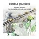 thumbnail image 4 of 12 Pcs Shower Curtain Hooks, Shower Curtain Rings Rust Proof Balanced Glide Double Shower Curtain H, 4 of 5