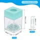 thumbnail image 2 of Soporte de clip de papel magnético Uxcell, 2 piezas organizador de clips de papel de gran capacidad para escritorio, verde, 2 of 6