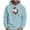 Light Blue-6, variant on TFEOQRY Christmas Pullover Sweatshirt for Men Christmas Hat Printed Drawstring Hoodies Long Sleeve Hooded Sweatshirt Black