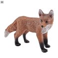 thumbnail image 1 of Animal Model Simulated PVC Home Decoration Beaver Anteater Squirrel Monkey White Tail Deer Fox Figurine for Children, 1 of 8
