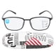 thumbnail image 1 of Bloqueadores de luz azul para aliviar la fatiga, gafas de lectura multifocales unisex negras de +2,50 dioptrías, 1 of 8