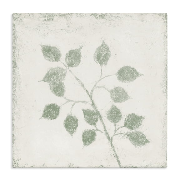 Stupell Industries Bohemian November Leaves Plant Sprig Canvas Art, 17 x 17, by Michael Marcon