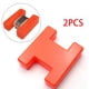 thumbnail image 2 of 2x equipo de boya de plástico con de bloque H rojo, accesorios de 2 pulgadas de , aparejos precisos para de , besugo,, 2 of 8