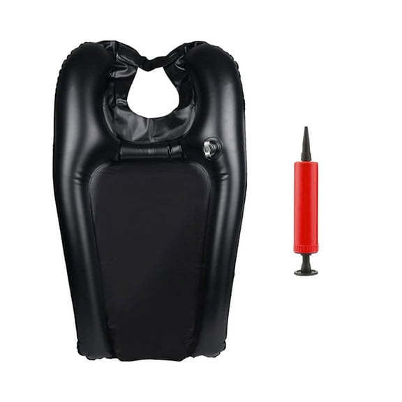 Comfortable Hair Wash Tray Spill Proof Inflatable Hair Rinse Bowl Convenient Hair Care Solution for Sink & Beds Use