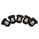 thumbnail image 2 of 5Pcs Tuck Lock Clasp Catch Genuine Leather Strong Metal Pre Punched Holes Purse Thumb Lock for Suitcase Luggage Case Black, 2 of 4