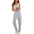 thumbnail image 4 of Coduop Women Sleeveless Jumpsuit Long Playsuit Spaghetti Strap Bodysuit Outfit Suspender Playwear, 4 of 9