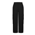 thumbnail image 6 of Outfmvch Hiking Pants Women Work Pants Women Pants for Women Wide Leg Jeans Woman Wide Leg Sweatpants Women Cargo Pants Sweatpants Women Black L, 6 of 7