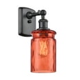 thumbnail image 1 of Innovations Lighting 516-1W Candor Candor 12" Tall Bathroom Sconce - Matte Black / Living, 1 of 2