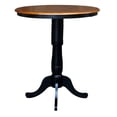 thumbnail image 2 of International Concepts 36" Round Table in Black and Soft Cherry, 2 of 4