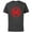 Charcoal, variant on Spider-Man: Across the Spider-Verse Miles Symbol - Short Sleeve Cotton T-Shirt for Adults - Customized-Black