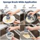 thumbnail image 3 of Kitchen Dishwashing Brush Set With Soap Dispenser HSA0, 3 of 5