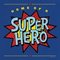 thumbnail image 2 of Marrott, Stephanie 15x15 White Modern Wood Framed Museum Art Print Titled - Home Of Superhero, 2 of 4