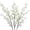 White, variant on Silk Cherry Blossom Branches 3Pcs Artificial Peach Flower Stems For Vase Arrangement Spring Wedding Party Diy Home Outdoor Decor