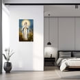 thumbnail image 3 of ZHONGYUTONG Virgin Mary Wall Art Jesus Mother Painting Prints on Canvas Catholic Spiritual Pictures Wall Decor for Office Church Prayer Room Framed (12.00" x 18.00"), 3 of 5