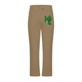 thumbnail image 4 of Generic Mens Straight Leg Sweatpants Lucky Irish Shamrock Dog Paw Graphic Pant Baggy Elastic Waist Sports Trouser with Pockets, 4 of 4