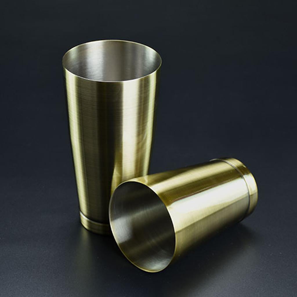 Boston Shaker Can Stainless Steel Tin Bartending Flair Mixing Set Bronze 