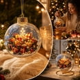 thumbnail image 6 of Christmas Ornament Ball with Mini Scene Hanging Decoration Plastic Ball for Tree Window Mantel Fireplace multicolor, 6 of 6