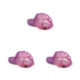 thumbnail image 2 of Gorra de béisbol Qarigey para mujer brillante transpirable malla de lentejuelas Rosa, 2 of 6