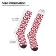 thumbnail image 5 of Balery Tulips Flowers Printed Novelty Socks Men's Women's Crew Socks Sports Socks Knee High Socks Cotton Socks Quirky and Cool Socks, 5 of 9