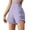 Light Purple, variant on Yoga Shorts for Women Anti Chafing Ruched High Waist Loose Fit Solid Print Lightweight Gym Shorts for Pilates Wear Light Purple L