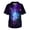 Blue, variant on Scrub Tops for Men Short Sleeve Graphic Print V Neck Medical Scrubs Healthcare Uniform Tops Nurse Scrub Shirts Blue M