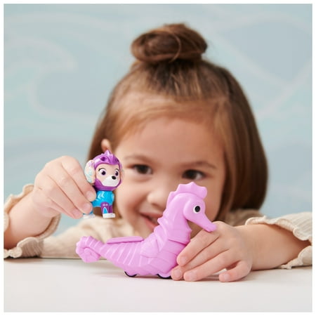 PAW Patrol, Aqua Pups Coral and Seahorse Action Figures for Kids Ages 3 and up